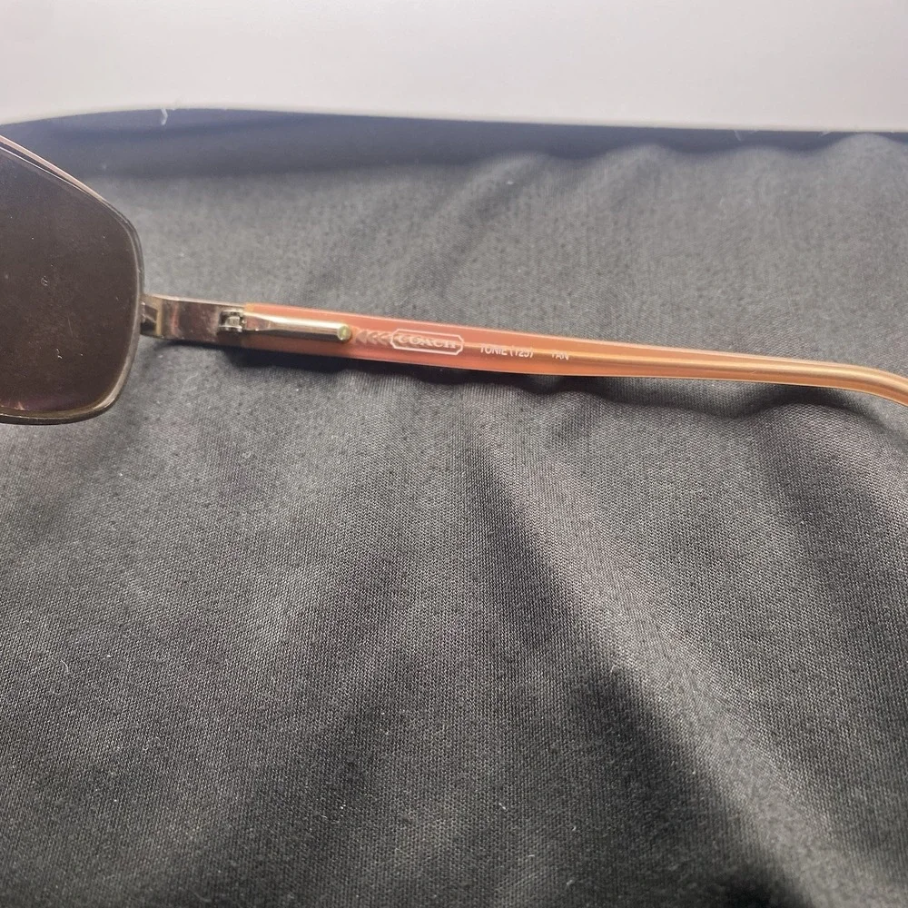 Coach Sunglasses Eyeglasses Women FRAME ONLY Tonie Rectangular 51-17-130 Tan 845